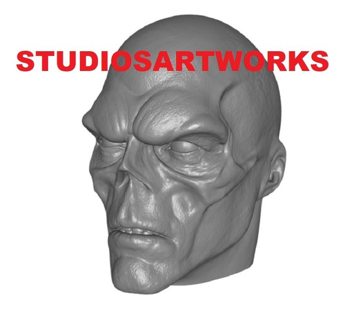 Red Skull 1 Cabeza Figura De Acccion Tipo Hot Toys 1.6 45 Mm