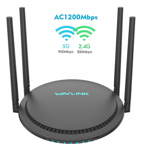 Wavlink Router Wifi Ac1200 Dual Band 2.4ghz+5ghz Gigabit