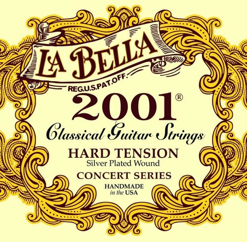 Encordado La Bella Guitarra Clásica Tension Dura 2001hard