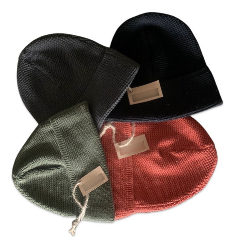 Imagen 2 de 3 de Gorro Lana Beanie Rocky Calidad Premium Moda Unisex Gorrito