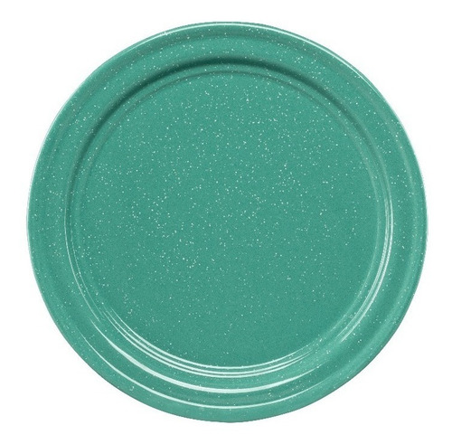 Juego De Plato Base De Peltre, 6 Piezas Menta