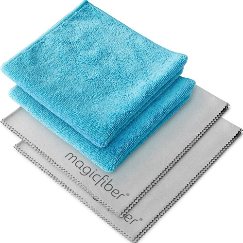 Paño De Limpieza Ultra Suave Y Reutilizable 4 Pcs