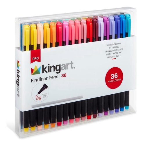 Kingart Pro Fineliners Bolígrafos Punta Fina, Marcadores 36