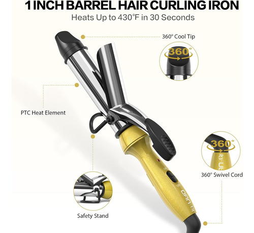 Cepillos Para Cabello Dan Technology Amarillo 600w 110v/220v