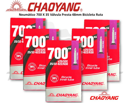 Imagen 3 de 4 de Neumático Chaoyang 700 X 25 Válvula 48mm Bicicleta Ruta