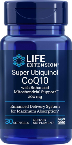 Super Ubiquinol Coq10 200mg - Life Extension