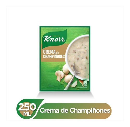 Crema De Champiñones 60 Gr 3 Unidades Knorr