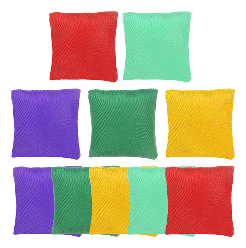 Pufs De Nylon, Bolsa De Arena Adzuki Bean, 10 Unidades