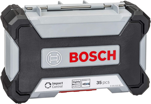 Imagen 3 de 10 de Set Mechas Acero Rapido Enc. 1/4 + Puntas Bosch Impact 35 Pz