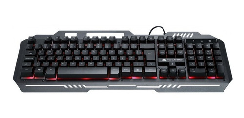 Imagem 5 de 5 de Teclado Gamer Shield Multimidia Led Metal Sensacao Mecanica