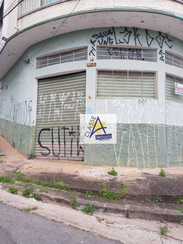 Imagem 2 de 10 de Salão Para Alugar, 150 M² Por R$ 2.200,00/mês - Jardim Santa Lídia - Mauá/sp - Sl0126