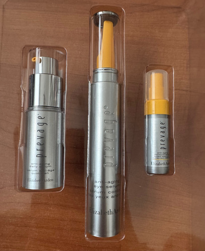 Elizabeth Arden Prevage Eye Serum Set 3pz Oferta Y Msi !! Todo Tipo De Piel Día/noche
