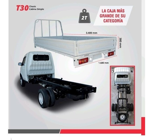 Imagen 14 de 16 de Shineray T30 Camion Utilitario Cab Simple C/duales P/ 2 Ton