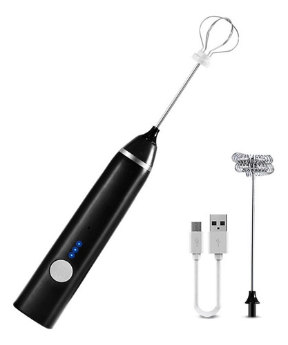 Mixer Elétrico Portátil Recarregável Usb 3 Velocidades F983