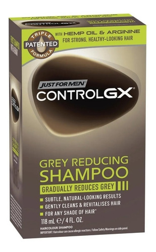 Just For Men Control Gx Shampoo Reductor Gris Nueva Version