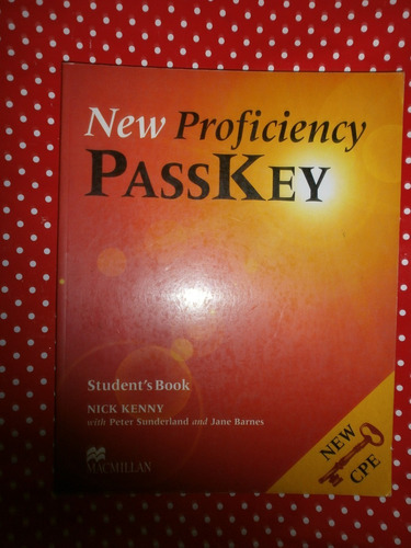 New Proficiency Passkey Student´s Book Macmillan Sin Uso!!!!