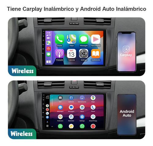 Estéreo Ram 2gb Android 10 Para Mazda 3 2010-2013 Gps Wifi