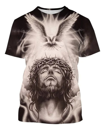 Ax Jesucristo Imprime Camisetas Masculinas Y Femeninas En 3d