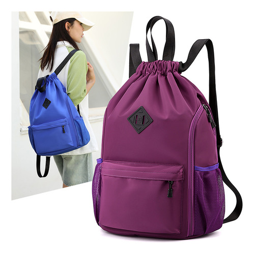 Bolsa De Gimnasio Con Cordón De Gran Capacidad Para Viajes Y Entrenamientos