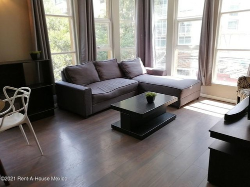 Imagen 2 de 14 de Departamento Amueblado En Renta En Polanco 2 Hab, 1 Baño. F.m