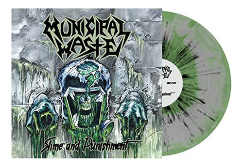 Vinilo: Slime And Punishment - Espiral Gris Y Menta Con Blac