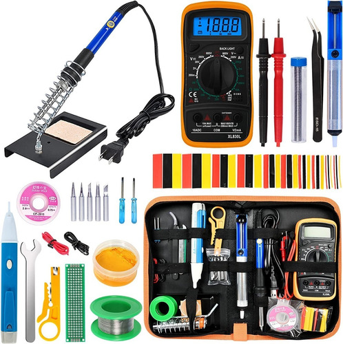 Kit De Cautin 60 Watt, Bomba, Tester, Herramientas Soldadura