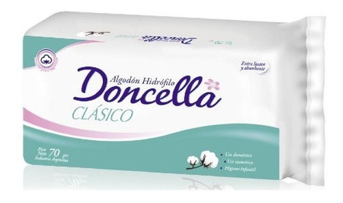 Algodon Doncella 3 Paquetes De 70 Gr C/u ( Mayorista Z Sur )