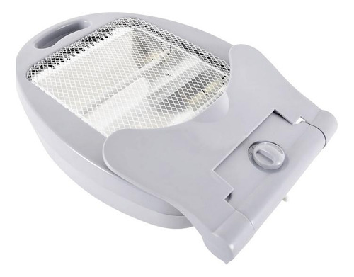 Estufa Caloventor Cuarzo 2velas Calefactor Electrico Blanco