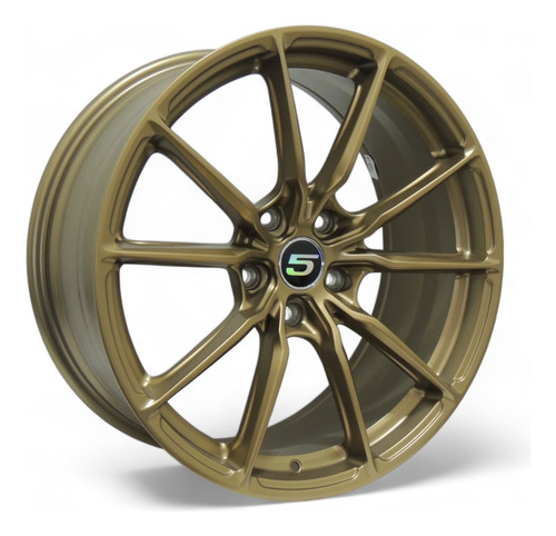 Jogo Roda Hre P104sc Aro 19 Tala 8.5 5x120 Bronze Fosco