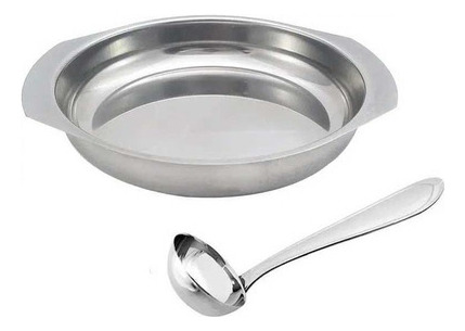 Conjunto Para Feijão 2 Peças Madefer Inox Ref.682