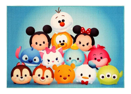 Disney Tsum Tsum Alfombra Etiquetas De La Pared Decorac...