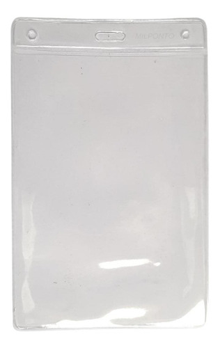 Porta Crachá Credencial Bolsa Pvc Cristal 11x16 - 10 Un