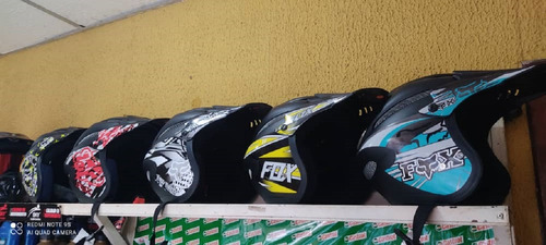 Casco Semi Integral Tipo Cross Moto