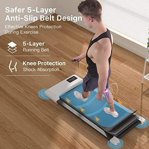 Deerrun Walking Pad, Caminadora Debajo Del Escritorio, Walki