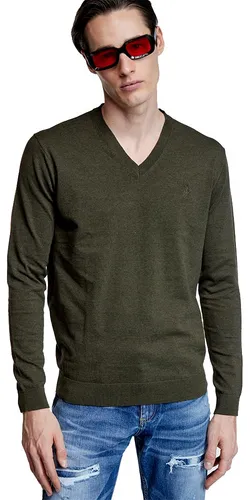 Sueter verde olivo hombre hotsell