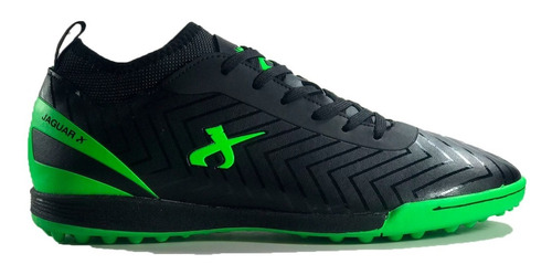 Jaguar Botin Futbol Hombre 5006 Negro-verde Ras