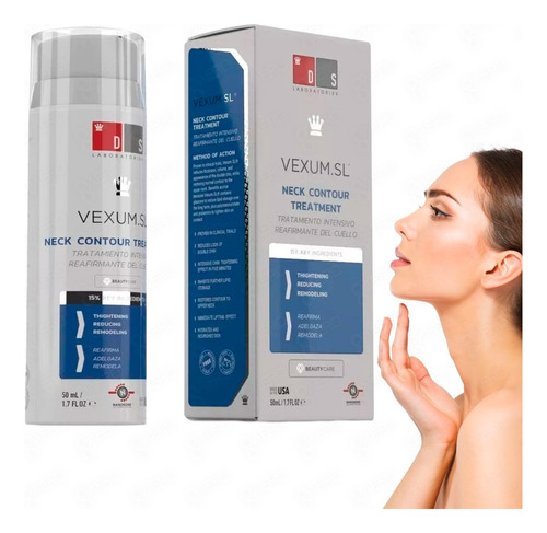 Vexum.sl® Reductor De Papada Y Efecto Tensor De Cuello 50 Ml