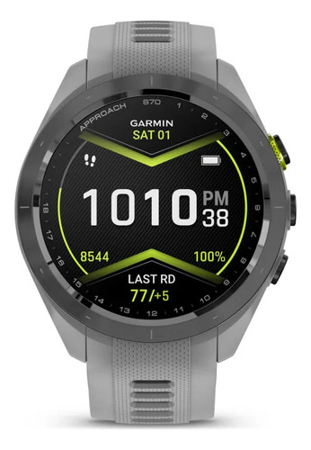 Reloj Gps Garmin Approach S70 42mm Color De La Caja Gris Color Del Bisel Negro