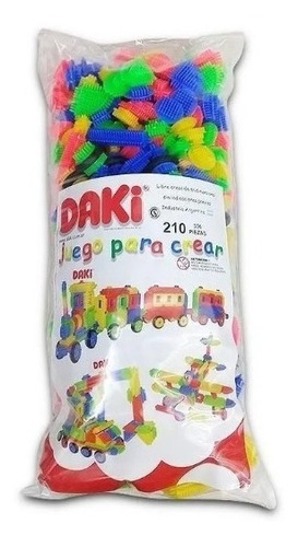 Daki 210 Bloques Ruedas Y Caras Juego 336 Piezas 