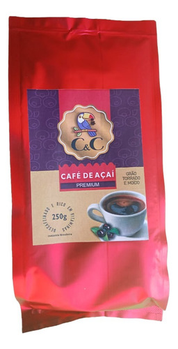 Café De Açaí 250gr Rico Em Vitaminas E Antioxidantes