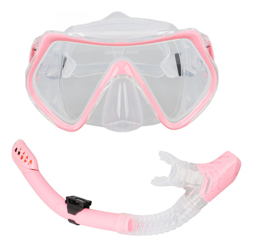 Gafas De Buceo Y Esnórquel De Silicona, Vidrio Y Plástico, U