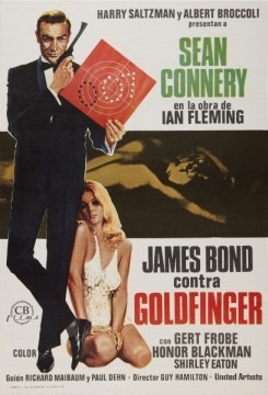 James Bond 007 Goldfinger 1964 - Lámina 45x30 Cm.