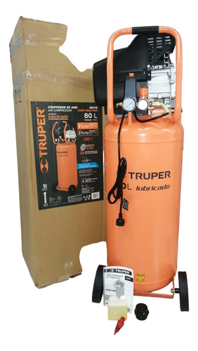 Compresora De Aire Lubricada Truper De 80 Litros