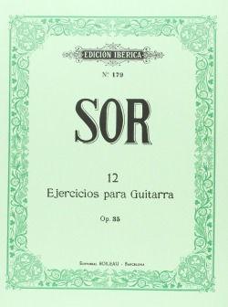12 Ejercicios Para Guitarra Op.35 Sor, Fernando/tarrago, Gra