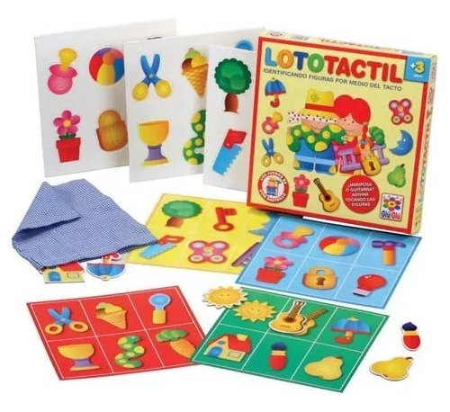 Juego De Mesa Lototactil Didáctico Estimulación Lotería