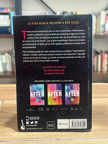 After Aquí Empieza Todo De Anna Todd (Usado)