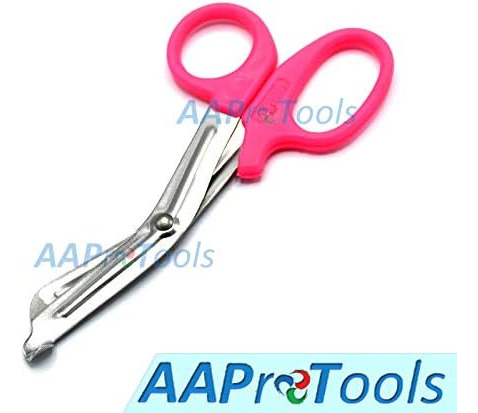 Tijeras Paramédicas, Rosadas, 5,5, Tijeras Médicas Para Emt