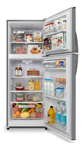 Refrigerador Automático 360l Dark Silver Mabe Rme360fdmrq0