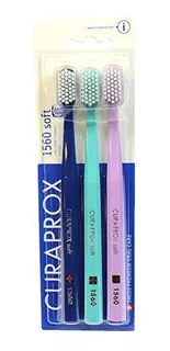 Curaprox Suizos 1560 Cepillo De Dientes Suave 0.15mm Colores