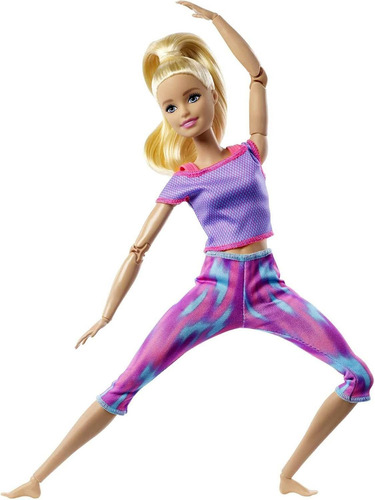 Boneca Barbie Feita Para Mexer Loira - Mattel Original